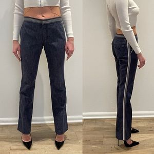 Marc Jacobs Pin Stripe Denim Cotton Jeans 2